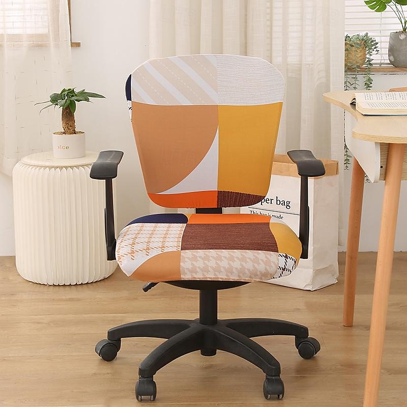 irodai szék huzat számítógép íróasztal szék huzatok sztreccs spandex pormentes univerzális osztott forgó forgó szék huzatvédő 2 db-os készlet,irodai ajándék nőknek férfiaknak 2026 - $17.99 –P7