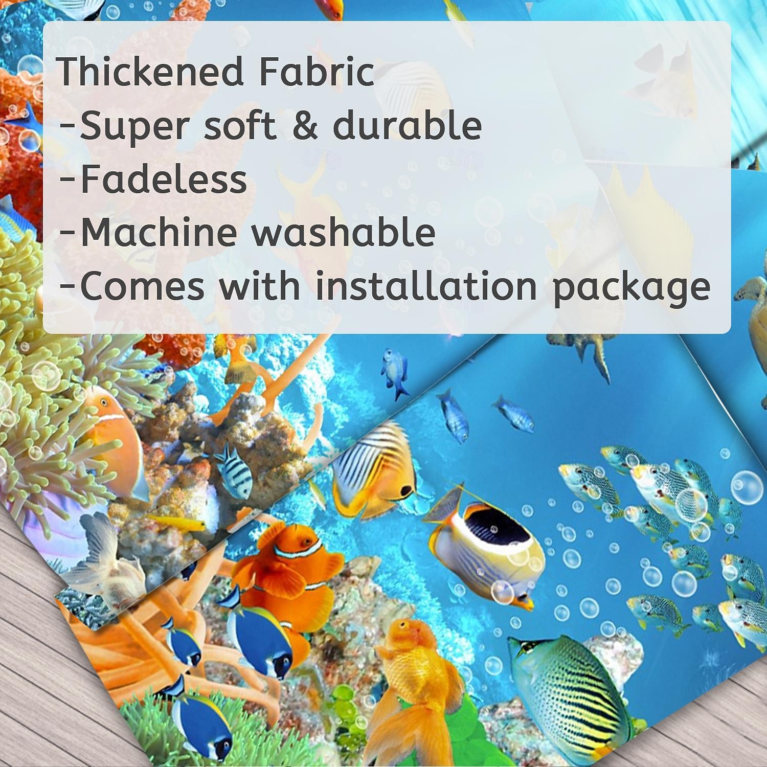 Wall Tapestry Art Decor Blanket Curtain Picnic Tablecloth Hanging Home Bedroom Living Room Dorm Decoration Animal Fish Underwater World 2025 - GBP £15.87 –P2