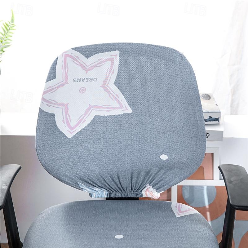 irodai szék huzat számítógép íróasztal szék huzatok sztreccs spandex pormentes univerzális osztott forgó forgó szék huzatvédő 2 db-os készlet,irodai ajándék nőknek férfiaknak 2026 - $17.99 –P8