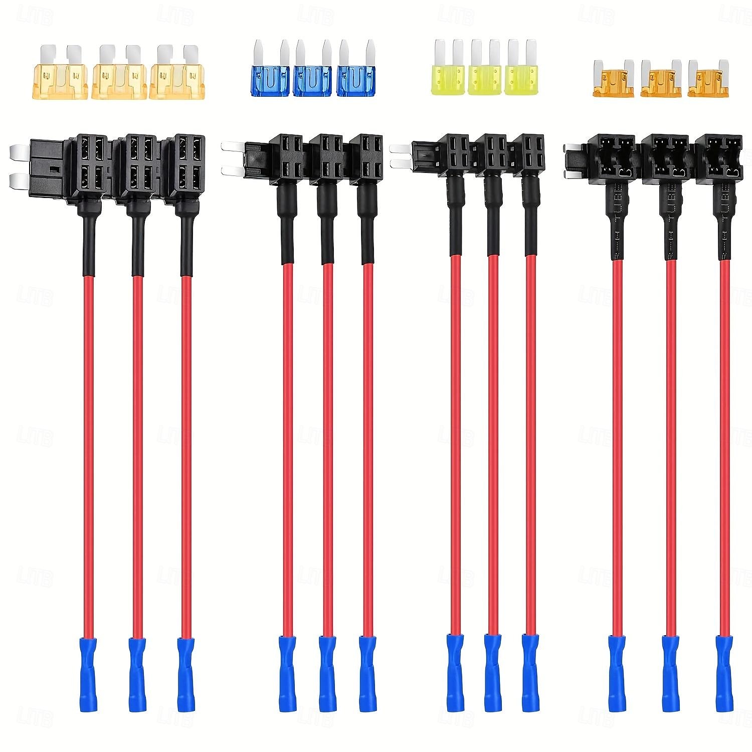 12 Pack 12V Car Fuse Tap 4 Types ATO ATC ATM APM Fuse Holder for Cars Trucks & Boats 2025 - $22.99 –P8