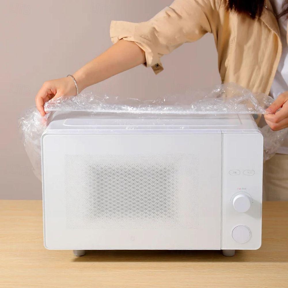 Thickened Transparent Dust Cover Universal Kitchen Rice Cooker Air Conditioner Household Appliances Transparent Film Cover Elastic Band Disposable Dust Cover 2025 - $7.99 –P8