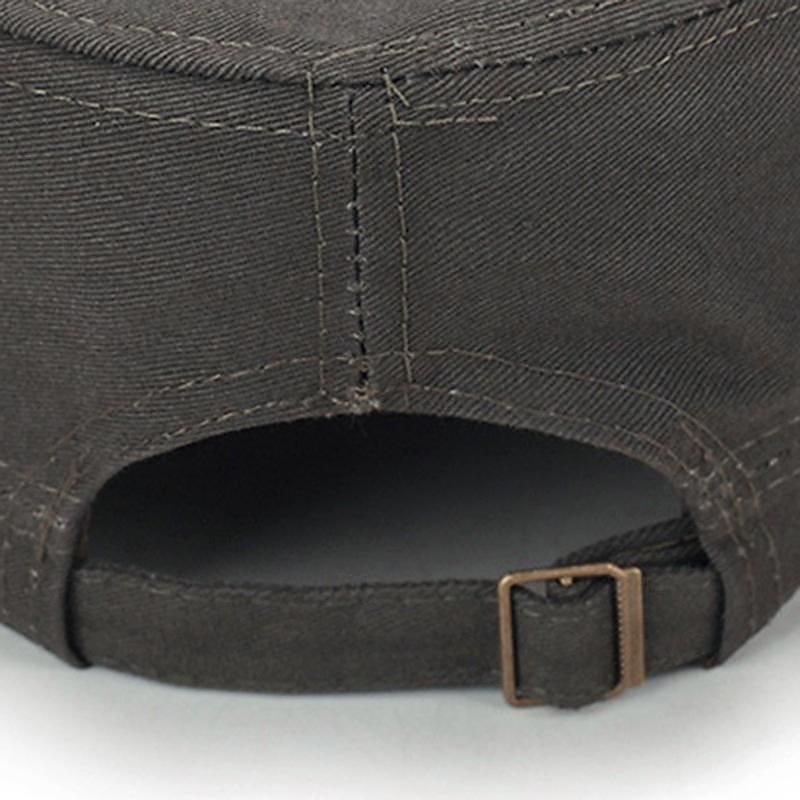 Unisex Militärmütze Kadettenhut Armeegrün Baumwolle Reise Strand Design Outdoor Urlaub Feste Farbe Einstellbar Modisch 2026 - $12.49 –P2