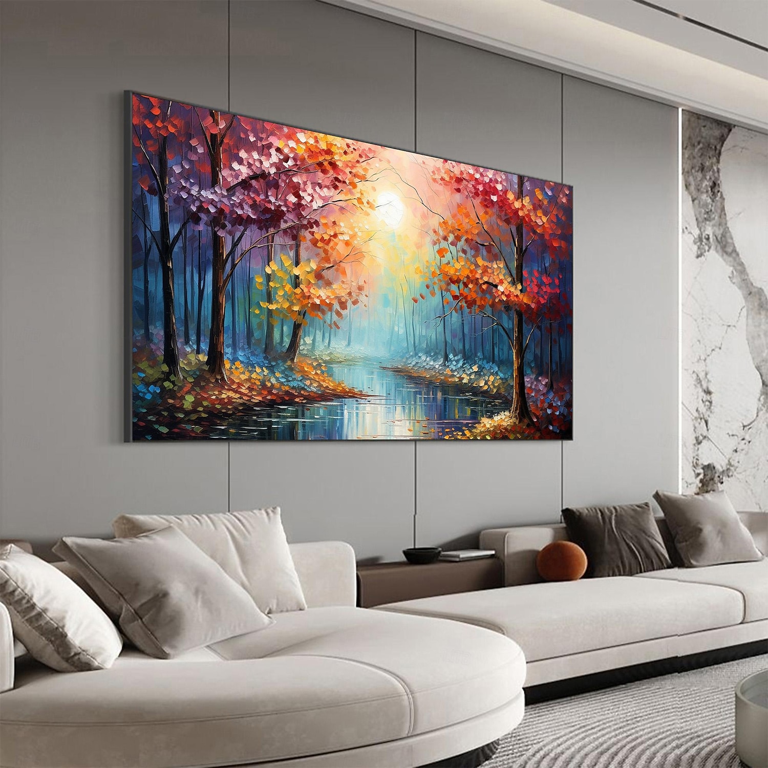 Handmade Original forest Oil Painting On Canvas Wall tree Art Painting for Home Decor With Stretched Frame/Without Inner Frame Painting 2026 - $154.99 –P3