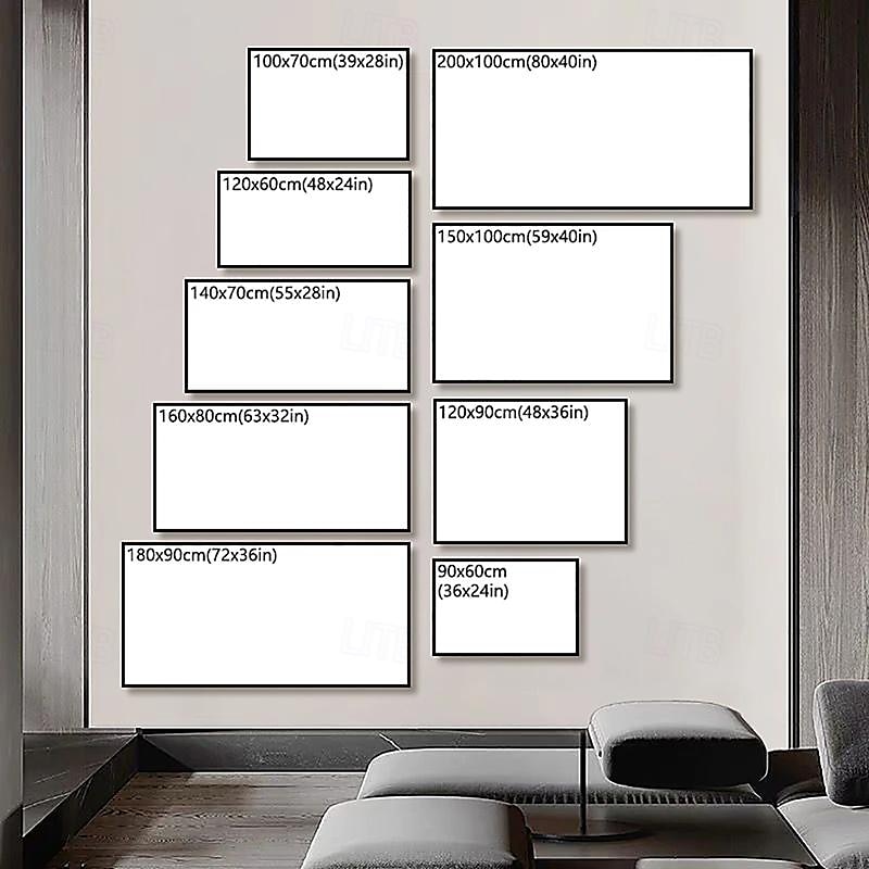 Handgefertigtes Ölgemälde auf Leinwand, Wandkunst, Dekoration, abstraktes, farbenfrohes, dickes Öl für die Inneneinrichtung, gerolltes, rahmenloses, ungedehntes Gemälde 2025 - $100.99 –P6