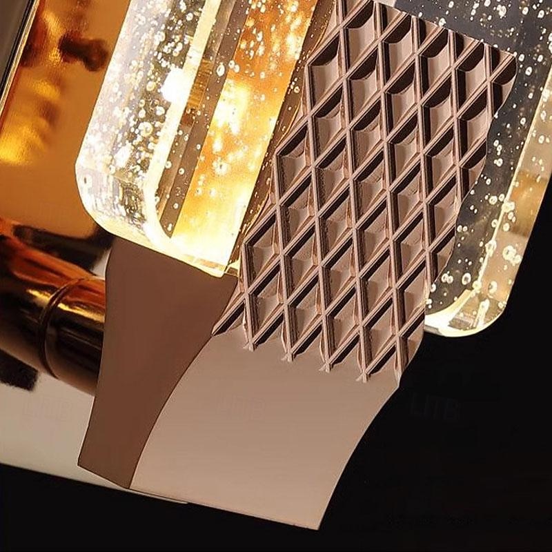 LED Crystal Wall Sconce 40/50/60/70cm Bedside Night Light, Cordless Modern Indoor Wall Light, Dimmable Wall Sconces Lighting Brass Wall Light for Bathroom Hallway Kitchen Mirror 110-120V 2026 - $371.69 –P4