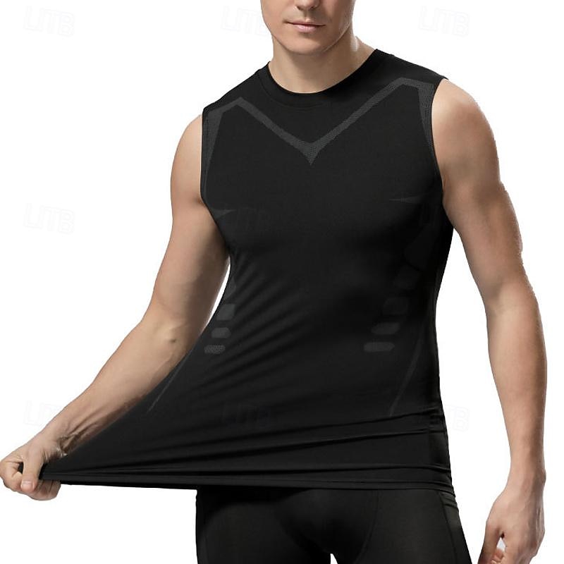 Pánské Bez rukávů Fitness Tank Nádrž Tílka Tričkový Bez rukávů Posilovna Sport Běžné / Denní Prodyšné Měkké Barevné bloky Vodní modrá Světle šedá Sportovní oděvy Polyester Módní Základní 2026 - $9.49 –P10