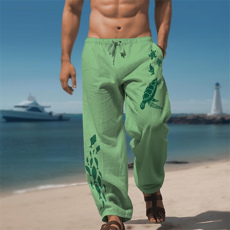 Per uomo Animale Pesce Tartaruga Pantaloni casual Pantaloni Pantaloni Larghi Misura del girovita medio Vacanza Hawaiano All'aperto Abbigliamento casual alla moda Abbigliamento quotidiano Design con del 2026 a $31.99 –P12