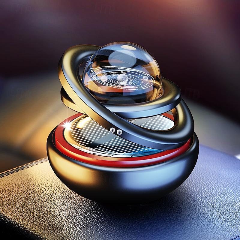 Planet car aromaterapeutický parfém - solárně poháněný osvěžovač vzduchu do auta pro muže - dlouhotrvající vůně a dekorativní design 2025 - $17.99 –P9