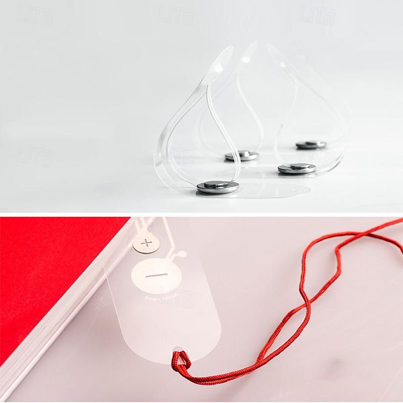 segnalibro a led luce nera tecnologia creativa portatile piccola luce notturna studente semplice luce notturna lettura segnalibro luce del 2025 a $16.99 –P5
