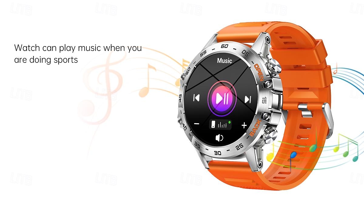 K52 Smart Watch Men 1.39inch IPS Screen Bluetooth Call Custom Dial Heart Rate Health Monitoring Outdoor Sport Smartwatch 2025 - $67.99 –P13