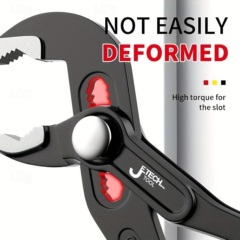 Water Pump Pliers Quick-Release Plumbing Pliers Pipe Wrench Adjustable Water Pipe Clamp Pliers Household Hand Tools Multi-functional Kitchen Sink Spanner Wrench That Defend Bath 2025 - $12.99 –P5