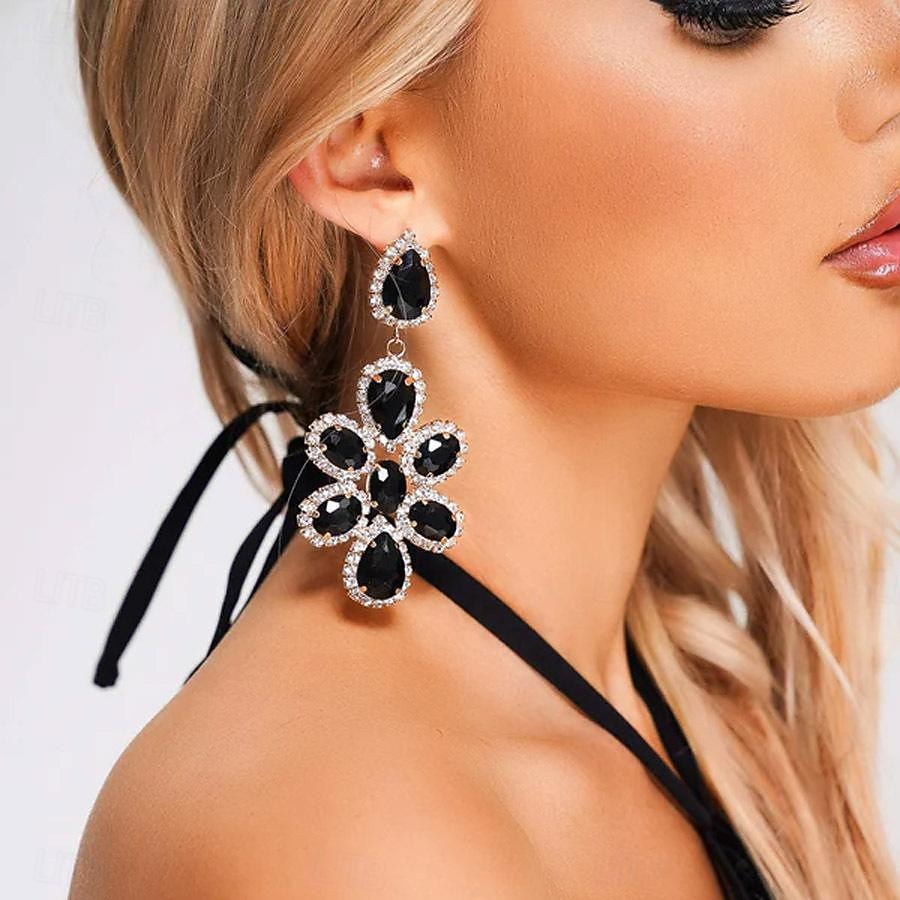 Øredobb Øreringer Retro / vintage De livlige 20-årene 1920-tallet Legering Til Den store Gatsby Flapper Girl Cosplay Halloween Karneval Dame Kostyme smykker Motesmykker 2026 - $13.99 –P2