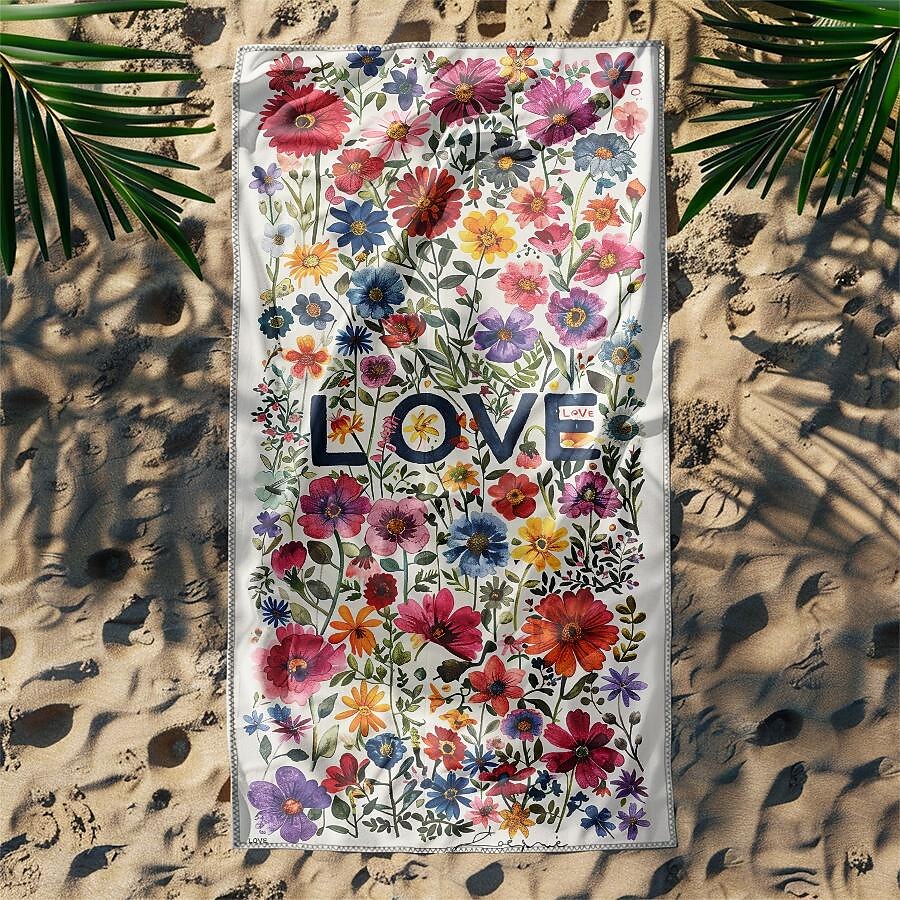 מגבת חוף lgbt love סדרת הדפסת תלת מימד גדולה מגבת מגבת רחצה מגבת סדין חוף שמיכה קלאסית 100% מיקרו סיבי שמיכות נוחות 2025 - $10.99 –P7