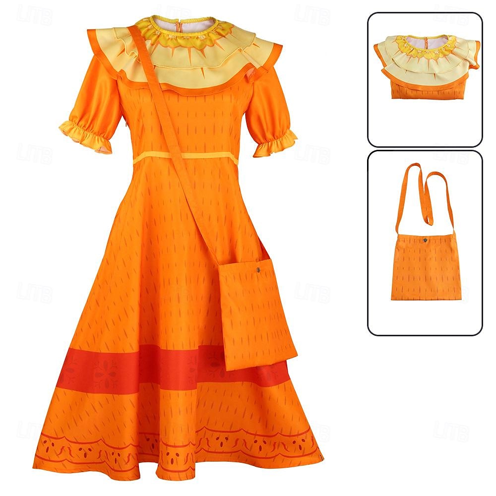 Isabela Madrigal Luisa Madrigal Dolores Madrigal Cosplay Costume Outfits Kings Day Cute Cosplay for Men's Women's Adults' Carnival Masquerade Event / Party Masquerade 2026 - $37.99 –P1