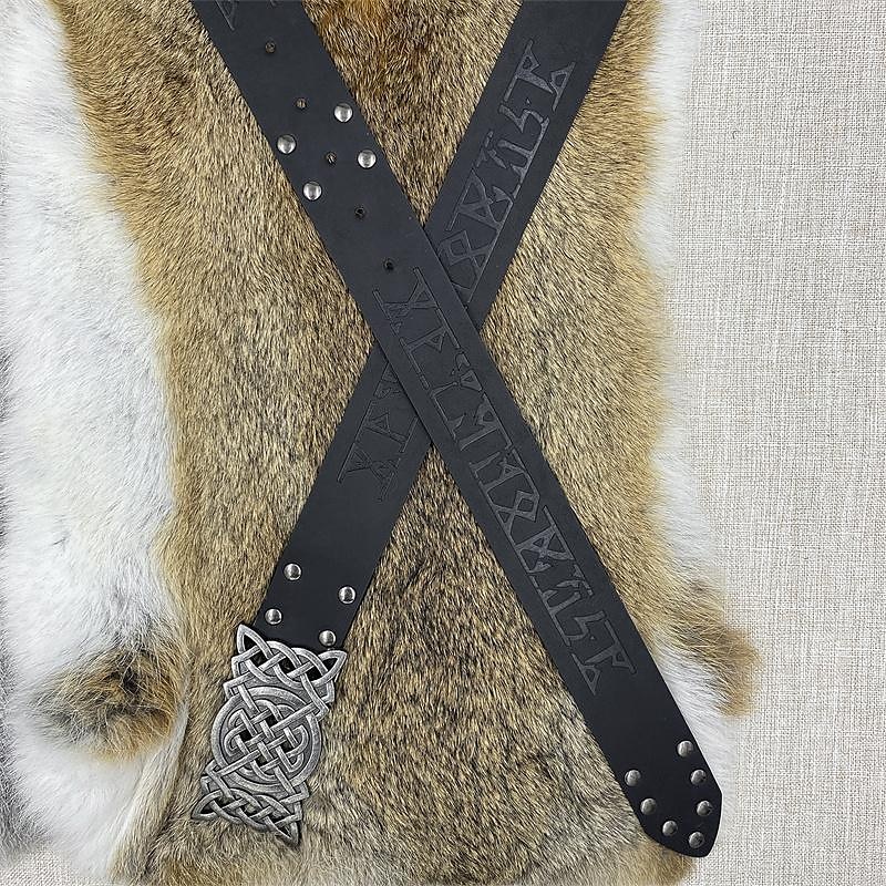 Punk og gotisk Kostymer i middelalderstil Renessanse Cosplay kostyme Midjebelte Knekt Viking Keltisk ridder Herre Dame Viking Halloween Karneval Maskerade Ytelse Stadie LARP Voksne Belte Midjebelte 2025 - $16.99 –P3
