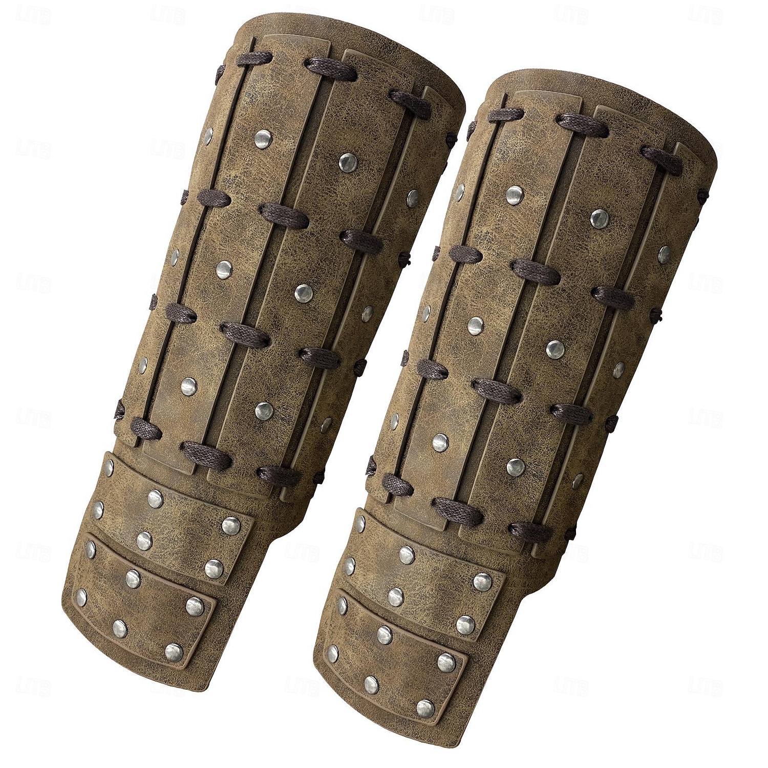 Retro Vintage Punk & Gothic Mittelalterlich Rüstung Armband Handgelenkstütze Wikinger Tempelritter Kreuzritter Ranger Schildmaid Bogenschießen Kostüm Herren Vikinger Fantasie Halloween Karneval 2026 - $20.99 –P13
