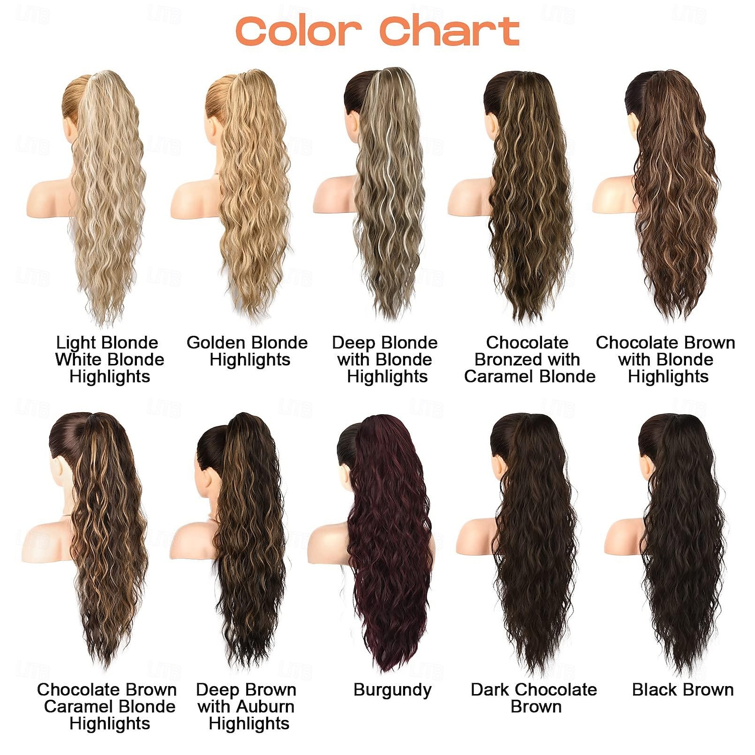 extension de queue de cheval avec cordon de serrage eva long et épais clip ondulé dans les extensions de cheveux queue de cheval postiche synthétique douce naturelle pour femmes de 2025 ? $14.49 –P9