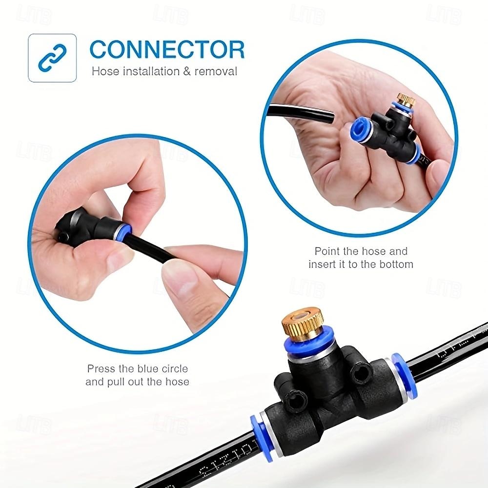 Outdoor Misting Cooling System 8m(26ft) Misting Line 11 Brass Mist Nozzles for Patio Garden Greenhouse 2026 - $34.99 –P6
