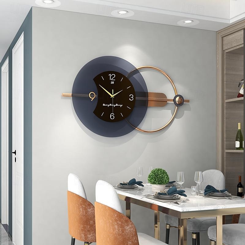 luxusní tiché nástěnné hodiny moderní design obývací pokoj domácí dekorace velké nástěnné hodiny hodiny dekorace domu nástěnné hodinky jehla 80 * 38 cm 100 * 48 cm 2025 - $150.99 –P2