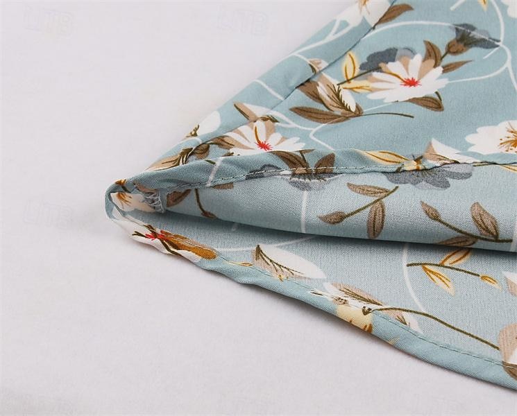 Retro Vintage Anos 50 Vestido Coquetel Vestidos Festa a Fantasia Um vestido de linha Floral Fantasia Mulheres Baile de Máscaras Festa / Eventos Festa de Solteira Adulto Vestido Vestidos de baile de 2026 por $26.99 –P9