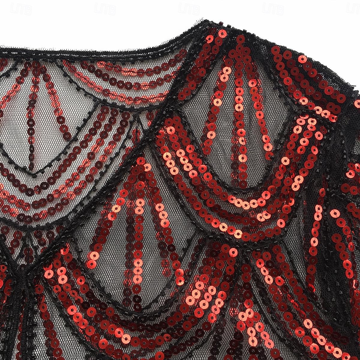 Rétro Vintage Années Folles Années 1920 Manteau Châles Gatsby le Magnifique Invité au mariage Paillettes Femmes Halloween Carnaval Mascarade Mariage robe demoiselle d honneur Événement / Fête Adulte de 2025 ? $26.99 –P8