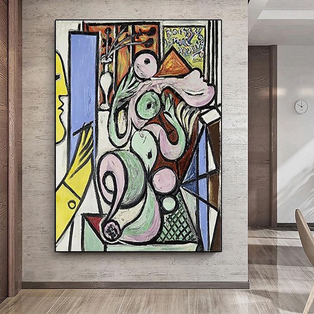 Pablo Picasso, der Maler, Ölgemälde, handgemaltes Guernica-Ölgemälde auf Leinwand von Pablo Picasso, Museumsqualität, 100 % handgemalt 2025 - $139.99 –P2