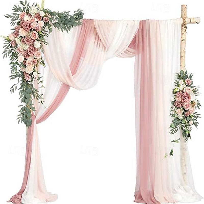 Hochzeitsbogen-Blumensimulationsblumen-Set mit fünf künstlichen Plaketten, Blumendekoration, Blumenarrangement 2025 - $136.49 –P12