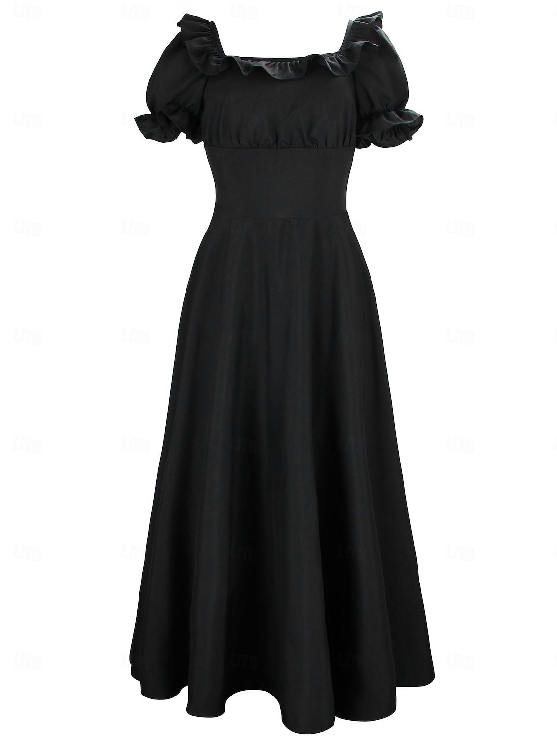Médiéval Renaissance 18ème Siècle Robe Taille Empire Robe inspirée de la Régence Elfe Ligne A Femmes Fantaisie Halloween Carnaval Vacances Décontracté Quotidien LARP Adultes Robe de 2025 ? $47.99 –P1