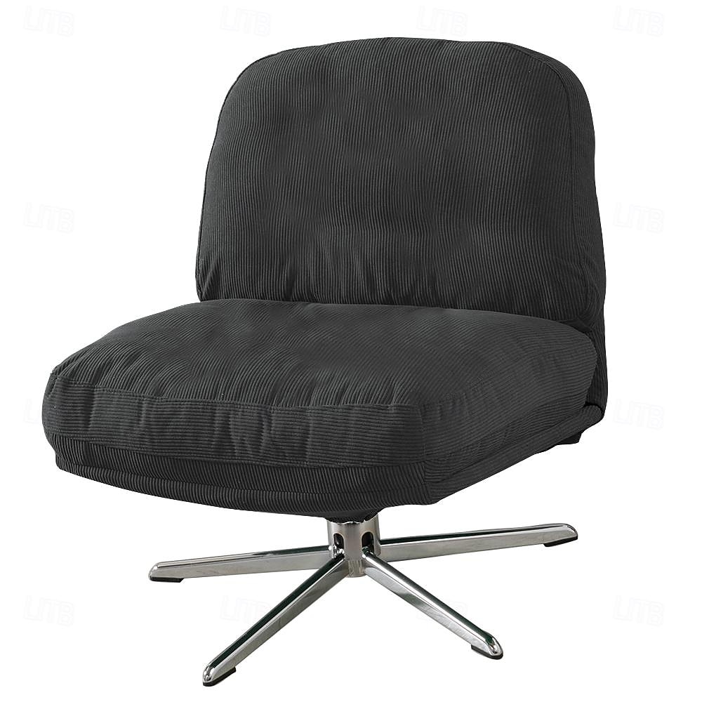 Cordfløyels svingstol trekk av sofa trekk ensfarge garnfarget trekk 2025 - $151.99 –P7