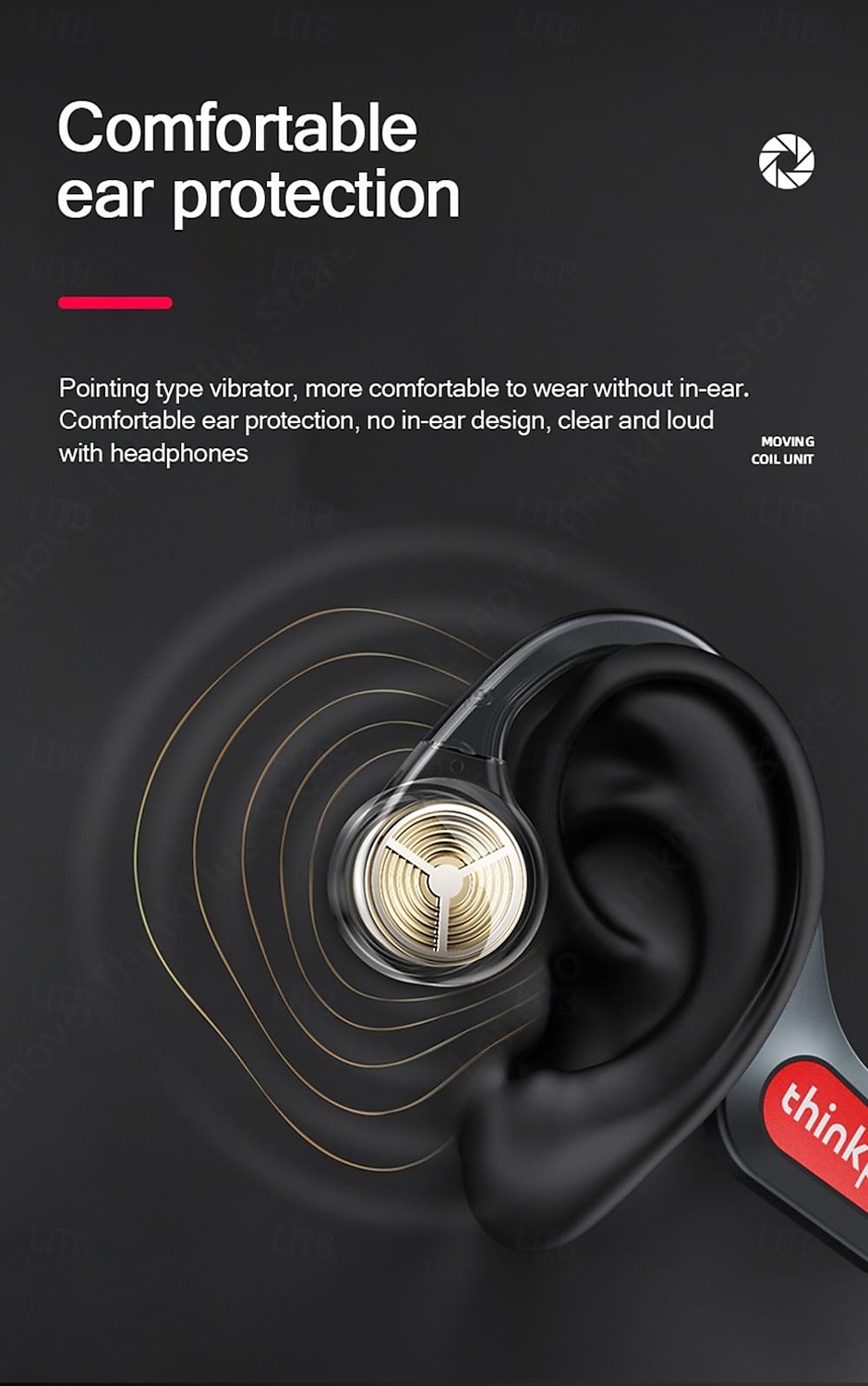 Lenovo X3 pro Bone Conduction Headphone Wireless BT5.3 Earphone Ergonomic Lightweight Design IP56 Waterproof Headphone 2025 - $47.99 –P10