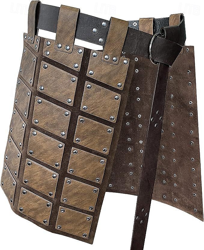 Punk & Gothic Mittelalterlich Renaissance Rock Taillengürtel Krieger Wikinger Ranger Bogenschießen Einfarbig Herren Vikinger Halloween Karneval Maskerade Maskerade LARP Renaissance-Messe Erwachsene 2025 - $42.99 –P5