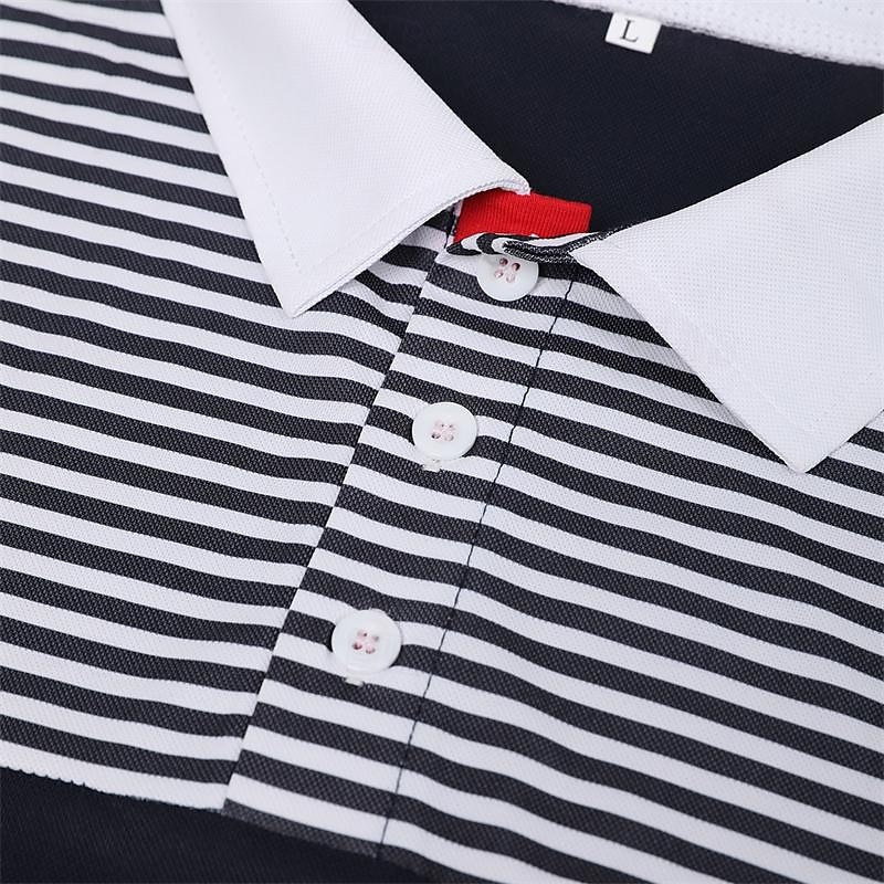 Men's Button Up Polos Cotton Polo Shirt Casual Holiday Lapel Short Sleeve Fashion Basic Color Block Classic Summer Regular Fit White Yellow Burgundy Dark Navy Blue Button Up Polos 2025 - $18.99 –P12