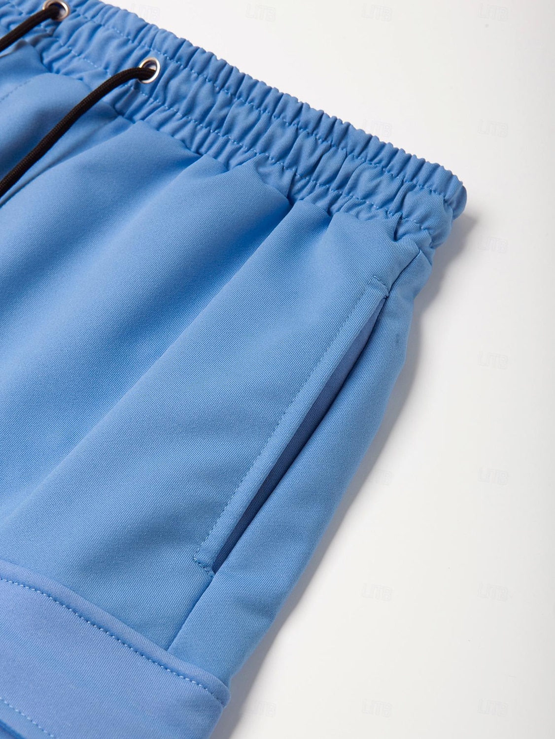 Men's Athletic Shorts Sweat Shorts Casual Shorts Drawstring Solid Colored Cycling Outdoor Knee Length Outdoor Leisure Sports Shorts Athleisure Black Blue Micro-elastic 2026 - $17.99 –P2
