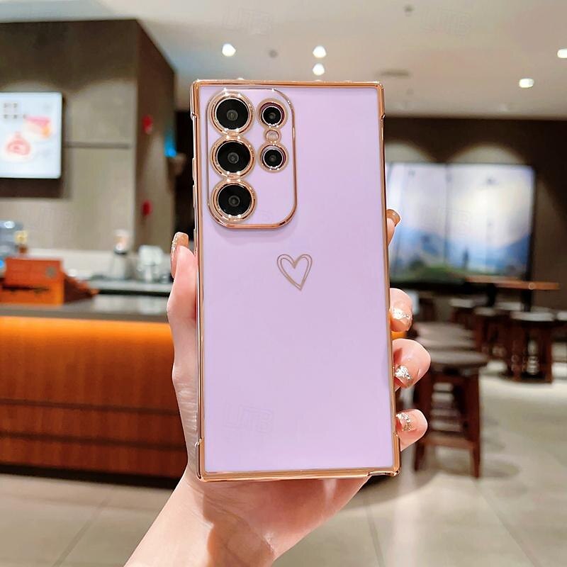 telefono Custodia Per Samsung Galaxy S24 S23 S22 S21 Ultra Plus A54 A34 A14 A53 A33 A23 A13 A12 A52 S25 Ultra Per retro Resistente agli urti TPU Placcatura del 2025 a $12.99 –P8