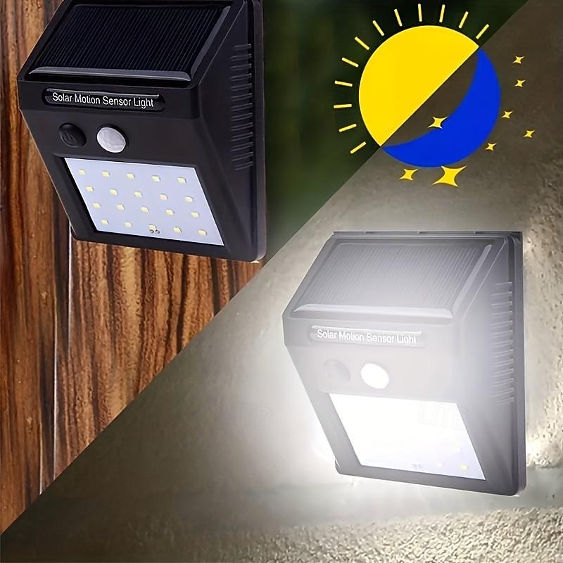 Solar Motion Sensor Wall Light 20LEDs Tri-operating Modes IP65 Waterproof Outdoor Light for Yard Garden Fence Garage 2025 - $11.49 –P8
