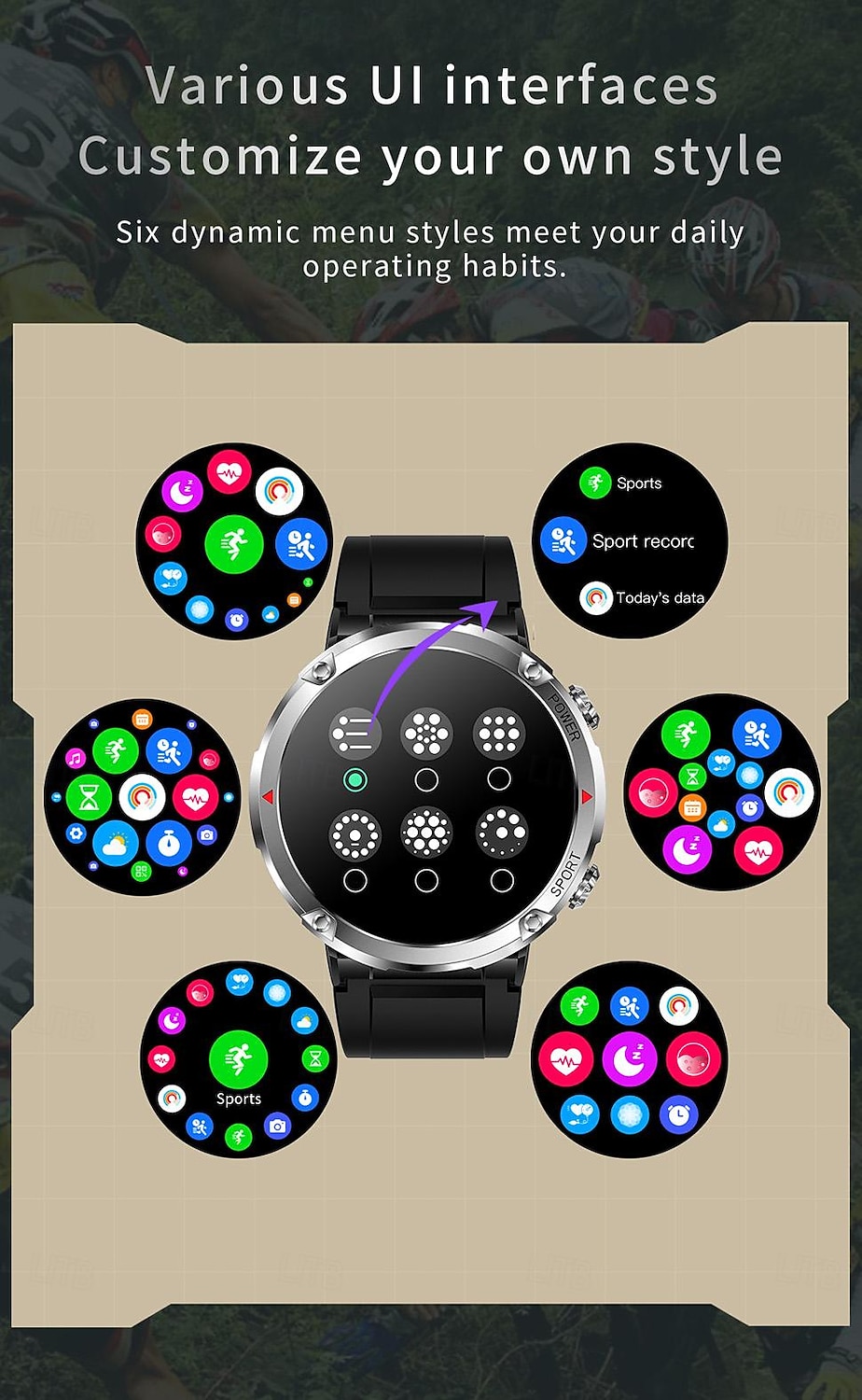 iMosi T30 Smart Watch 1.6 inch Smartwatch Fitness Running Watch Bluetooth Pedometer Call Reminder Sleep Tracker Compatible with Android iOS Unisex Long Standby Hands-Free Calls Waterproof IP68 52mm 2026 - $72.99 –P4