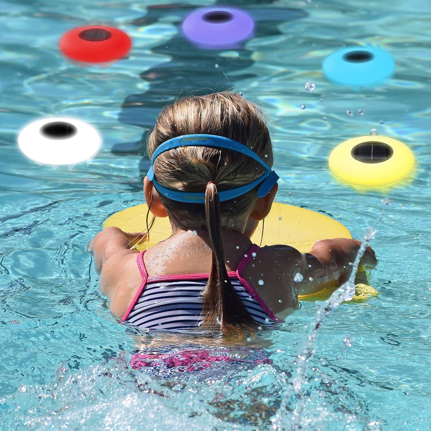Solar Floating Pool Light with Remote Control, Submersiable LED Pool Light 16 RGB Color Changing Waterproof Outdoor Garden Lawn Pond Pool Party Decorative Light 1PC 2025 - $53.99 –P6