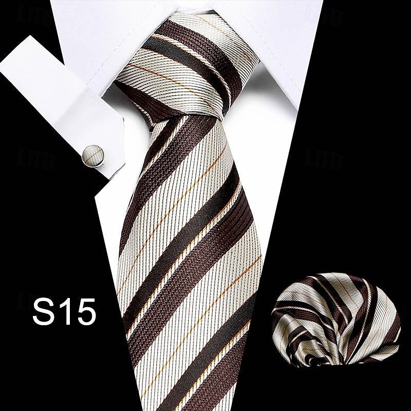 ammattimainen muodollinen pukeutuminen bisnessolmiot vaateasusteet liikemuotipaidat miesten solmiosarjat 2025 - $20.99 –P15