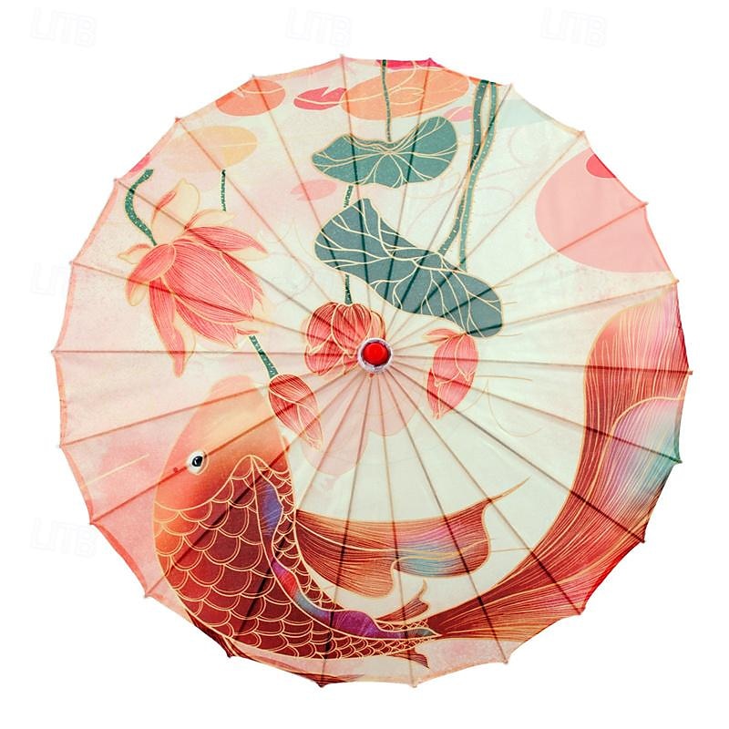 Silk Cloth Parasol (33-inch Peony) - Chinese Japanese Style Paper Umbrella - For Weddings And Personal Sun Protection Asdf Christmas 2025 - GBP £18 –P8
