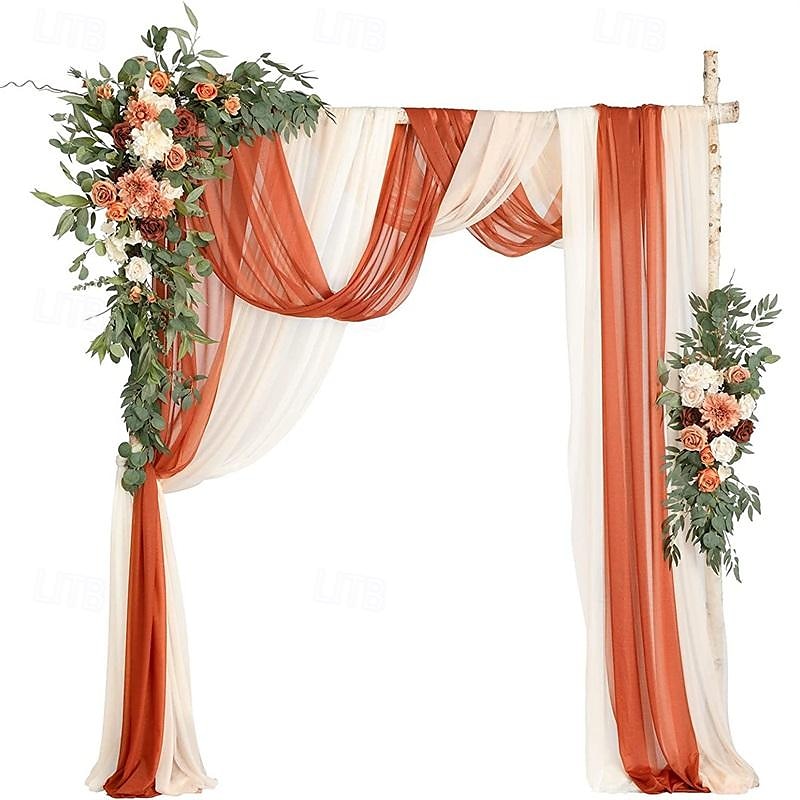 Hochzeitsbogen-Blumensimulationsblumen-Set mit fünf künstlichen Plaketten, Blumendekoration, Blumenarrangement 2025 - $136.49 –P8