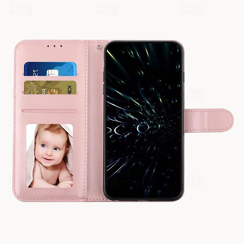 2025年 電話 ケース 用途 iPhone 16 iPhone 15 Pro Max iPhone 14 13 12 11 Pro Max Mini SE X XR XS Max 8 7 Plus ウォレットカードケース 磁石バックル リストストラップ付き キックスタンド 幾何学模様 TPU PUレザー コレクション – $17.99 –P14