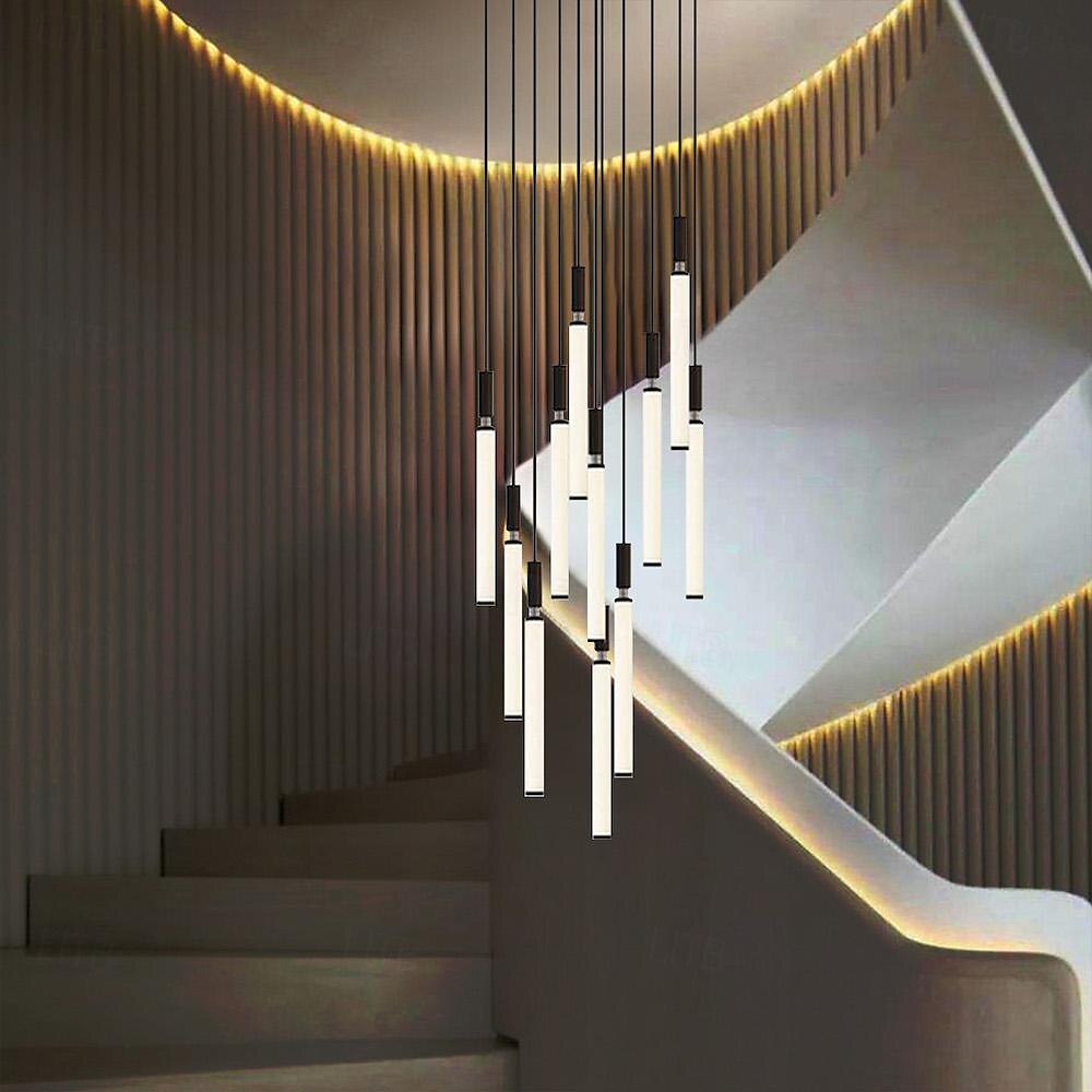 LED Chandelier Dimmable 3/5/7/11 Pendant Light for Kitchen Island Stairs 110-240V 2025 - $601.99 –P7
