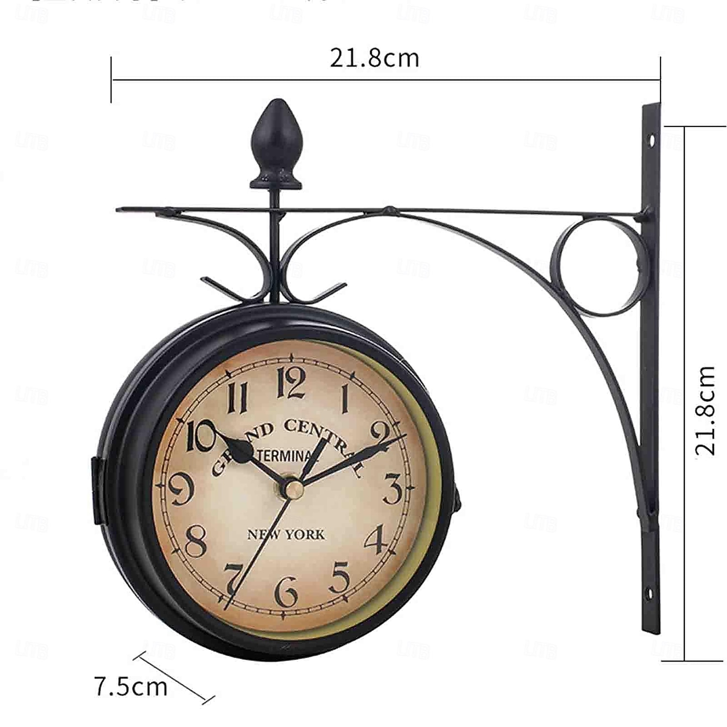 orologio da parete retrò fronte-retro stile antico europeo creativo classico orologi da parete soggiorno all'aperto camera da letto studio decorazione della parete 5 pollici del 2026 a $46.99 –P10