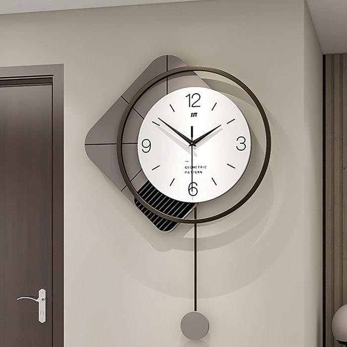 Design moderno relógio de parede grande balanço sala de estar relógios 3d simples pendurado horologe decoração de casa relógio de parede 49*73cm 55*80cm 40*60cm de 2025 por $92.99 –P7