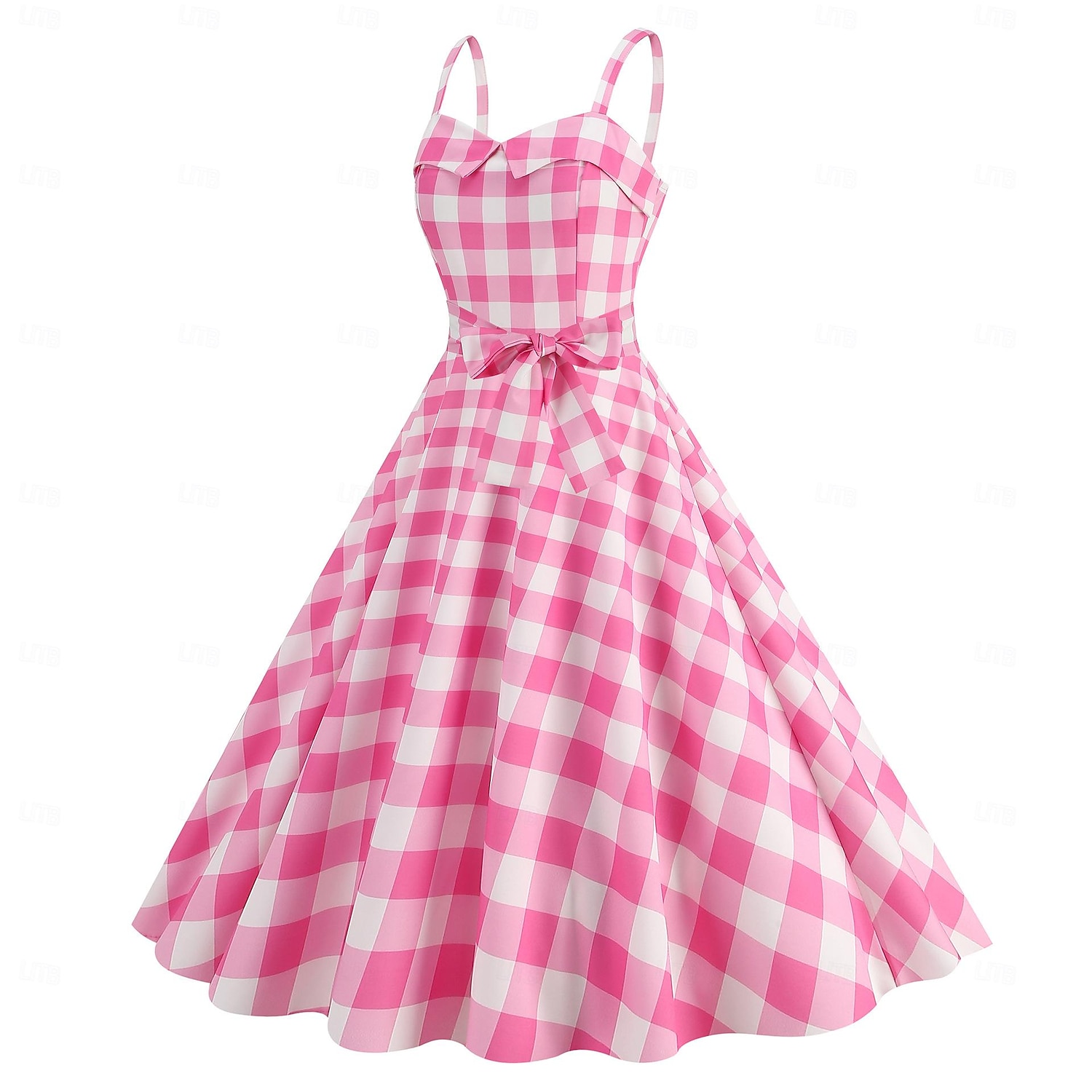 Retrò Vintage Anni 1950 Rockabilly Vestito Abito Swing Pois Per donna Carnevale Mascherata Abbigliamento quotidiano Adulti Vestito Abiti per il ritorno del 2025 a $24.99 –P3