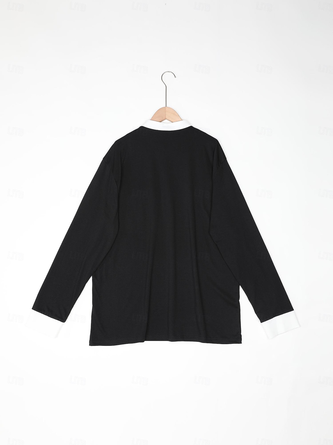 Férfi Póló Henley ing Tee Top Hosszú ujjú ing Hosszú ujj Színes Divat Dizájn Alap Kollázs Henley Vakáció Utca Alkalmi Tavasz & Ősz Fekete Tengerészkék Narancssárga Henley póló 2025 - $21.99 –P3