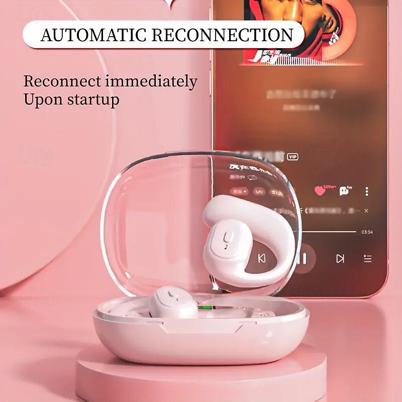 Latest Open Wireless Earphones 3D Surround Sound Effects TWS True Wireless Headset No Pain After Long Wear IntelligentNoise Reduction Suitable For Driving Running Meeting Sports FitnessCycling 2025 - $8.99 –P6