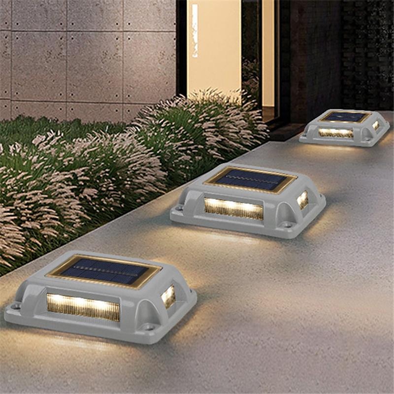Luci solari per vialetto, lampada da ponte per passerella Lampada a LED per gradini per scale esterne ad energia solare per cortile, patio, giardino del 2025 a $23.99 –P7