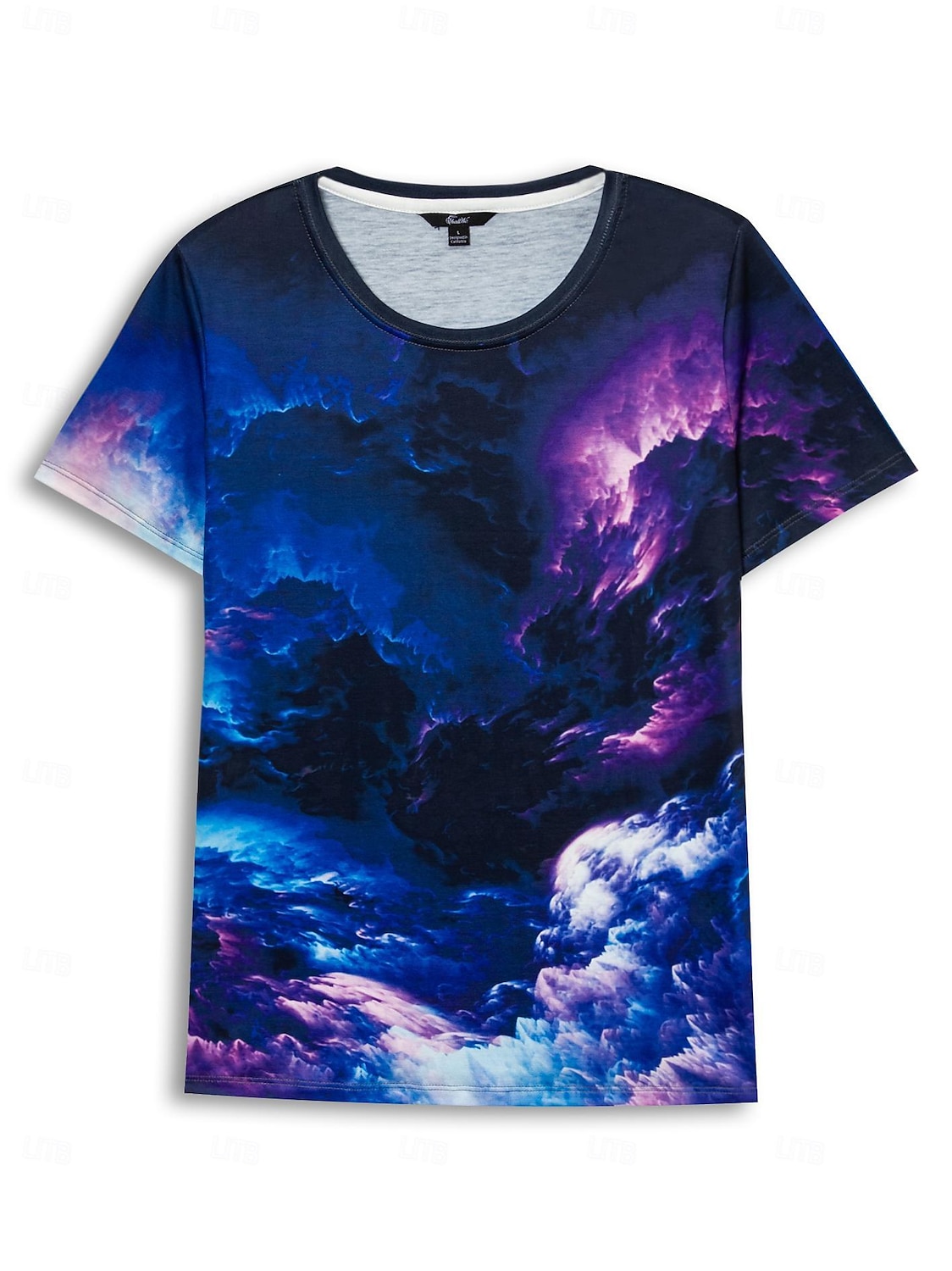 t-shirt femme basique imprimé manches courtes hauts réguliers col rond quotidien week-end violet de 2025 ? $19.99 –P5