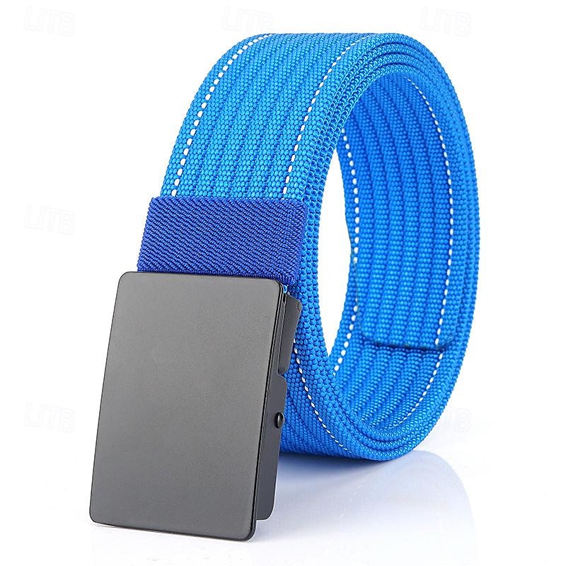 Men's Nylon Belt Waist Belt Black 1# Black Nylon Alloy Durable Adjustable Plain Outdoor Daily 2025 - $12.99 –P10